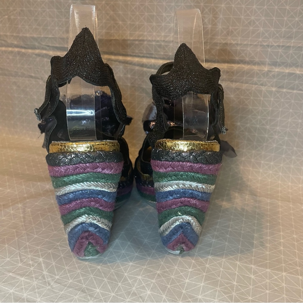 Irregular Choice Weaver Multi Color Metallic Flow… - image 4